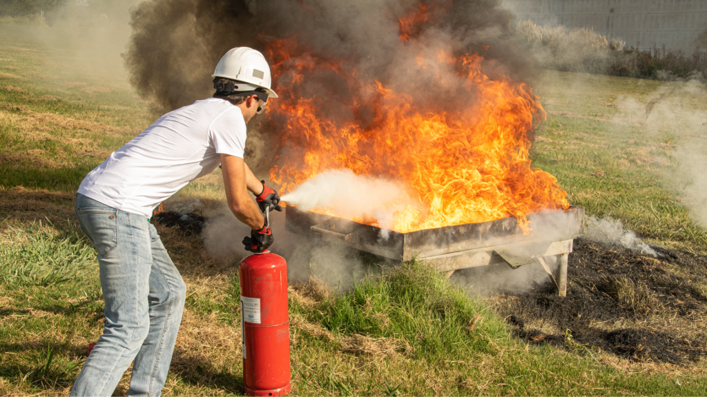 generateur de flamme pour formation incendie